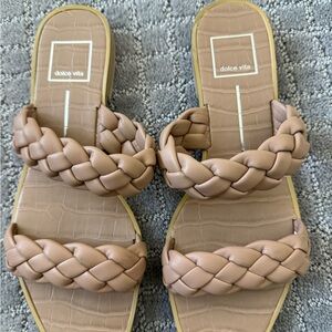 Dolce Vita Women's Brown Braided Sandals